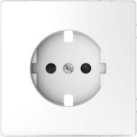 Merten Zentralplatte mit erhöhtem Berührungsschutz aus Thermoplast weiß, Retail