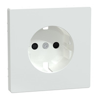 Merten Zentralplatte mit erhöhtem Berührungsschutz aus Thermoplast weiß, Retail