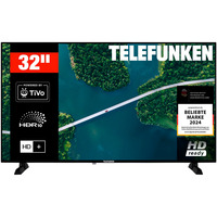 Telefunken XH32TP900S, LED-Fernseher 80 cm (32 Zoll), schwarz, WXGA, TiVo OS-Betriebssystem