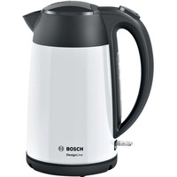 Bosch Wasserkocher DesignLine TWK3P421 weiß/schwarz, 1,7 Liter