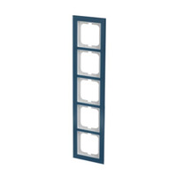 Busch-Jaeger Abdeckrahmen 5-fach blau, Retail