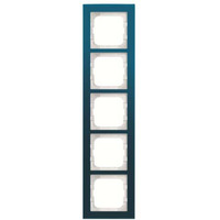 Busch-Jaeger Abdeckrahmen 5-fach blau, Retail