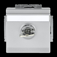 Busch-Jaeger Schutzkontakt Steckdosen Einsatz aluminium, Retail