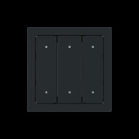 Busch-Jaeger Wippe für Elektroniktaster 3-fach schwarz, Retail