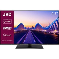 JVC LT-43VF5355, LED-Fernseher 108 cm (43 Zoll), schwarz, FullHD, Tripple Tuner, Smart TV, TiVo Betriebssystem