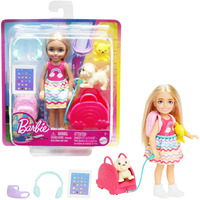 Mattel Reise Chelsea Puppe mit Reisezubehör 