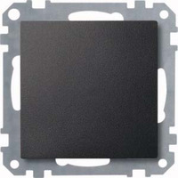 Merten Blindabdeckung für Relais und Unterputzgeräte mit Schraubbefestigung anthrazit, Retail