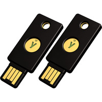 Yubico YubiKey 5 NFC, Sicherheitsschlüssel schwarz/gold, 2er Pack