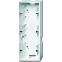 Busch-Jaeger Aufputzgehäuse dreifach zur Aufnahme von Einsätzen und Abdeckrahmen weiß (glänzend), Retail