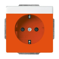 Busch-Jaeger Schutzkontakt Steckdosen Einsatz orange, Retail