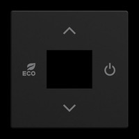 Busch-Jaeger Zentralscheibe, Abdeckung schwarz, Retail