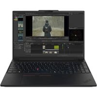 Lenovo ThinkPad P16s G5 Intel (21XE000VGE), Notebook schwarz, Intel® Core™ Ultra 7 366H, NVIDIA RTX PRO 2000, 64 GB LPDDR5X, 1 TB (1 TB SSD), Windows 11 Pro