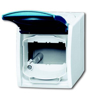 Busch-Jaeger Gehäuse für Kommunikations-Steckverbinder 1758 WN-53 grau, Retail