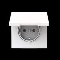 Busch-Jaeger Schutzkontaktsteckdose Schutzkontakt Safety Plus 20 EUKBR-44G weiß, Retail