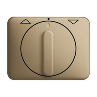 Busch-Jaeger Zentralscheibe Jalousie mit Drehgriff 1740 DR-21, Abdeckung bronze, Retail