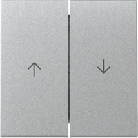 Gira Wippe zweifach mit Pfeilsymbol aluminium, Retail