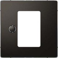 Merten Zentralplatte Uni Temperaturregler anthrazit, Retail