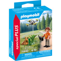 PLAYMOBIL 71880 Special Plus Rehkitz-Rettung mit Drohne, Konstruktionsspielzeug 