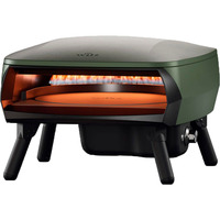 Witt Pizzaofen Rotante Piccolo 16"  dunkelgrün, für Pizzen bis ca. Ø 40cm, rotierender Pizzastein