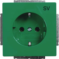 Busch-Jaeger Schutzkontakt Steckdosen Einsatz grün, Retail