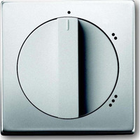 Busch-Jaeger Zentralscheibe für Dreistufen-Drehschalter, Abdeckung edelstahl, Retail