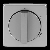 Busch-Jaeger Zentralscheibe für Dreistufen-Drehschalter, Abdeckung edelstahl, Retail