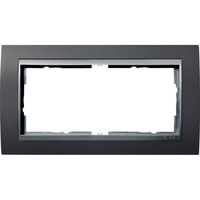 Gira Abdeckrahmen 2-fach Event, Abdeckung anthrazit, Retail