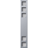 Gira Gehäuse fünffach Aluminium aluminium, Retail