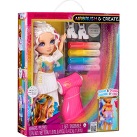 MGA Entertainment Rainbow High Air Brush & Create - Purple Eyes, Puppe 