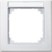 Merten Rahmen einfeld mit Beschriftungsträger Typ 474119, Abdeckrahmen, M-SMART System M Retail