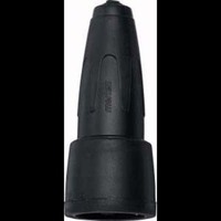 Merten Vollgummi Schutzkontakt Kupplung 16 Ampere Wechselstrom 250 Volt Typ 173091 schwarz, Retail