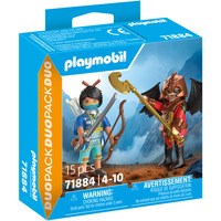 PLAYMOBIL 71884 DuoPack Novelmore vs. Burnham Duell, Konstruktionsspielzeug 