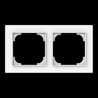 Busch-Jaeger Abdeckrahmen zwei fach weiß, Retail