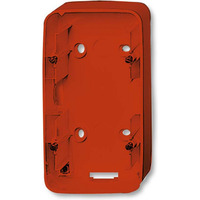 Busch-Jaeger Aufputz Gehäuse für Einsätze und Zentralscheiben mit Abdeckrahmen rot, Retail