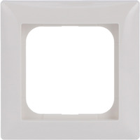 Busch-Jaeger Rahmen einfach zum Abdecken von Schaltern, Tastern und Steckdosen, Kunststoff, glänzend weiß (glänzend), Retail