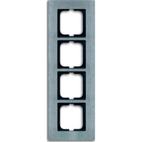 Busch-Jaeger Rahmen vierfach edelstahl, Retail