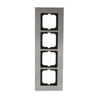 Busch-Jaeger Rahmen vierfach edelstahl, Retail