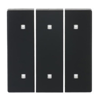 Busch-Jaeger Wippe dreifach Elektroniktaster schwarz, Retail