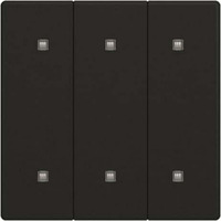 Busch-Jaeger Wippe dreifach Elektroniktaster schwarz, Retail