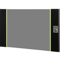 Digitus Glas-Fronttür für 19" 7HE Wandgehäuse Unique Serie, Frontpanel schwarz, 7 Höheneinheiten