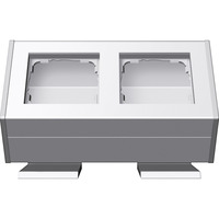 Gira Gehäuse zwei fach mit Befestigungswinkel weiß, Retail