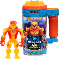 Moose Toys MrBeast Lab Mutators S2 Mutation Chamber - Flame Panther, Spielfigur