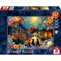 Schmidt Spiele Trio im Mondlicht, Puzzle 1000 Teile