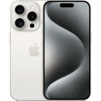 Apple Apple iPhone 15 Pro 256GB, White Titanium, refurbished, Handy Titan Weiß, iOS