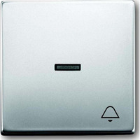 Busch-Jaeger Wippe mit Symbol Klingel edelstahl, Retail