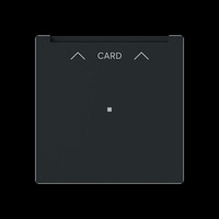 Busch-Jaeger Zentralscheibe Cardschalter 1792 U-45M, Taster schwarz, Retail