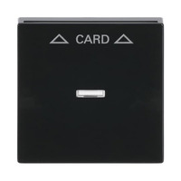 Busch-Jaeger Zentralscheibe für Cardschalter mit Symbolik und Kalotte, Abdeckung anthrazit, Retail