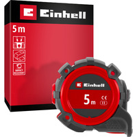 EINHELL Bandmaß, 5 Meter schwarz/rot