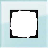 Gira Abdeckrahmen einfach Glas Esprit System 55 Typ 021118 Unterputzmontage glänzend mint, Retail