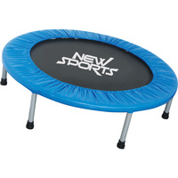 VEDES Trampolin mit 92 Zentimeter Durchmesser und 100 Kilogramm Tragkraft, Sportgerät 